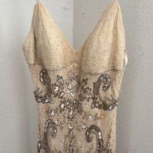 Elegant Beaded Evening Dress